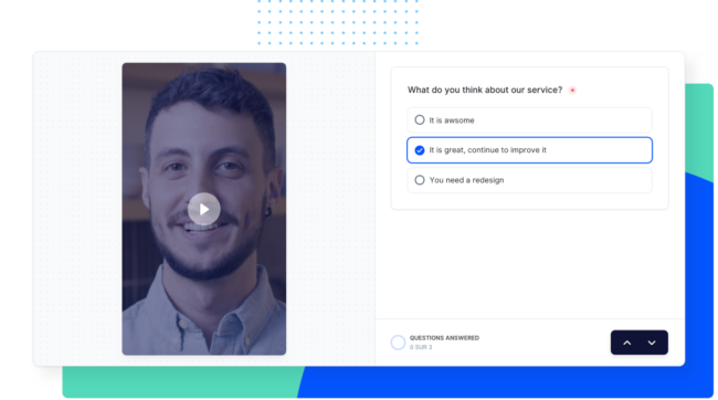 Video portrait Feedback app